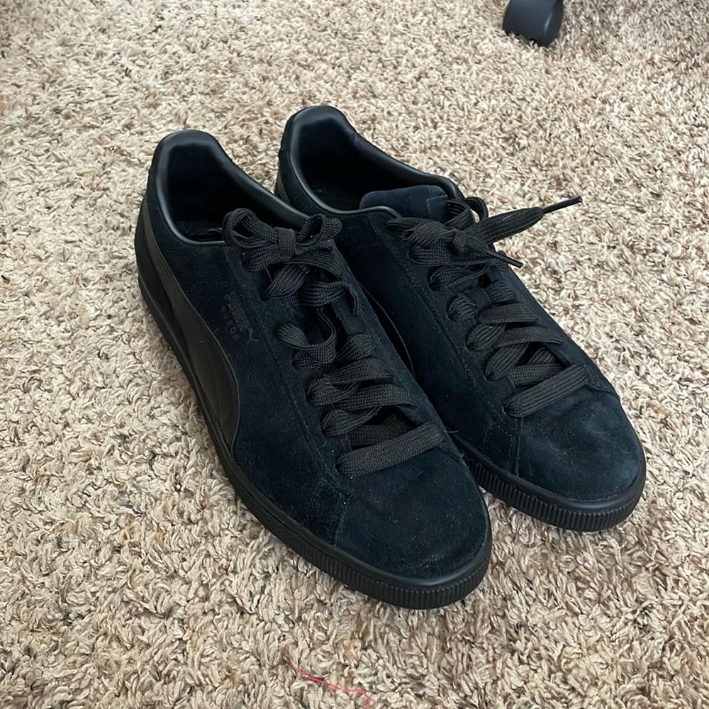 Black Suede Puma Shoes